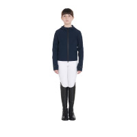 Chaqueta softshell técnica para niños Equestro Marino Azul marino