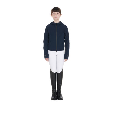 Chaqueta softshell técnica para niños Equestro Marino Azul marino