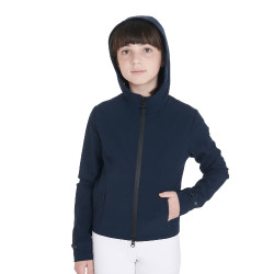 Chaqueta softshell técnica para niños Equestro Marino Azul marino