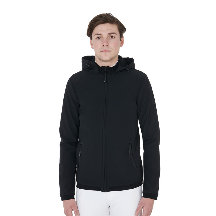 Chaqueta softshell ajustada para hombre con forro polar interior Livigno Equestro Chaqueta softshell ajustada para hombre con forro polar interior Livigno Equestro