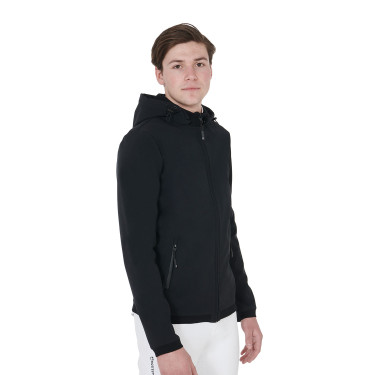 Chaqueta softshell ajustada para hombre con forro polar interior Livigno Equestro Chaqueta softshell ajustada para hombre con forro polar interior Livigno Equestro