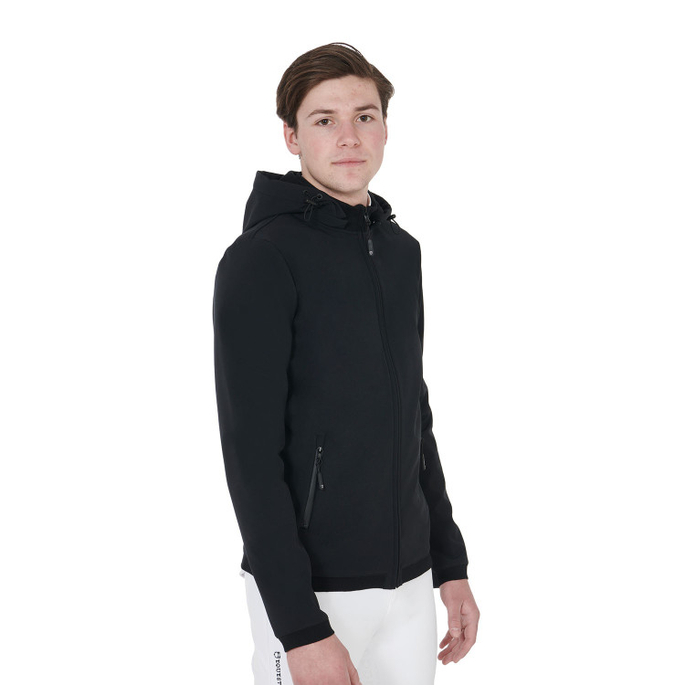Chaqueta softshell ajustada para hombre con forro polar interior Livigno Equestro Chaqueta softshell ajustada para hombre con forro polar interior Livigno Equestro
