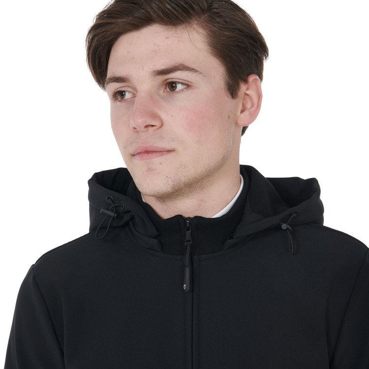 Chaqueta softshell ajustada para hombre con forro polar interior Livigno Equestro Chaqueta softshell ajustada para hombre con forro polar interior Livigno Equestro