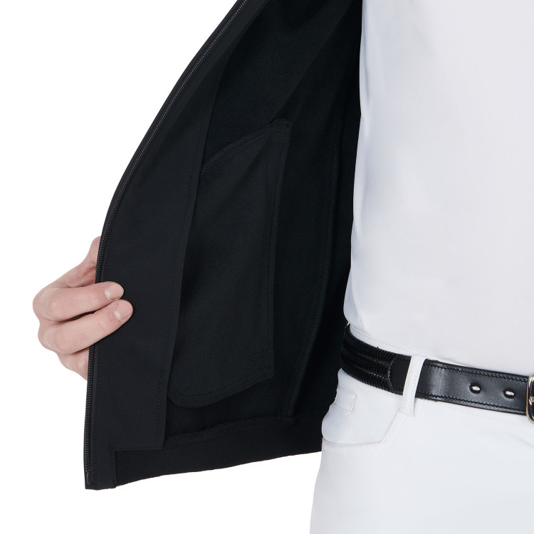 Chaqueta softshell ajustada para hombre con forro polar interior Livigno Equestro Chaqueta softshell ajustada para hombre con forro polar interior Livigno Equestro