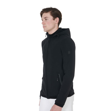 Chaqueta softshell ajustada para hombre con forro polar interior Livigno Equestro Chaqueta softshell ajustada para hombre con forro polar interior Livigno Equestro