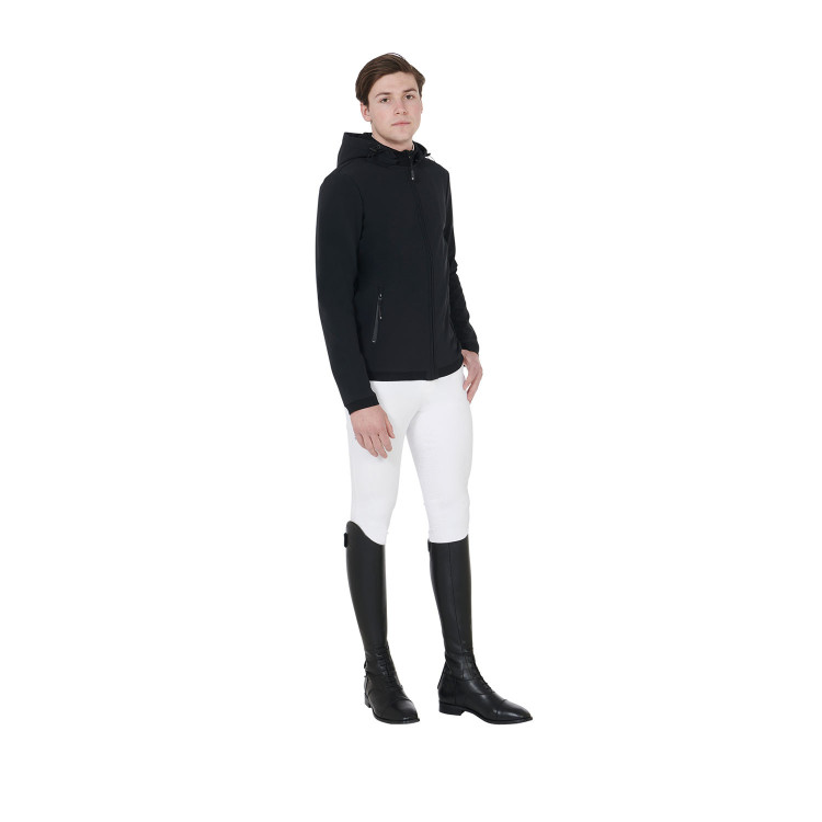 Chaqueta softshell ajustada para hombre con forro polar interior Livigno Equestro Chaqueta softshell ajustada para hombre con forro polar interior Livigno Equestro