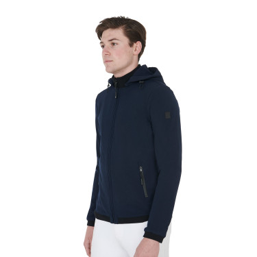 Chaqueta softshell ajustada para hombre con forro polar interior Livigno Equestro Chaqueta softshell ajustada para hombre con forro polar interior Livigno Equestro