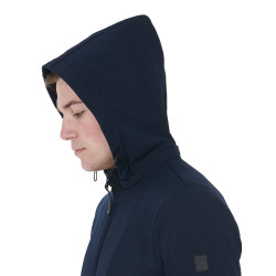 Chaqueta softshell ajustada para hombre con forro polar interior Livigno Equestro Marino Azul marino
