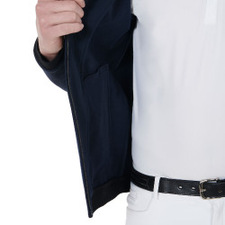 Chaqueta softshell ajustada para hombre con forro polar interior Livigno Equestro Marino Azul marino