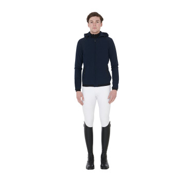 Chaqueta softshell ajustada para hombre con forro polar interior Livigno Equestro Chaqueta softshell ajustada para hombre con forro polar interior Livigno Equestro