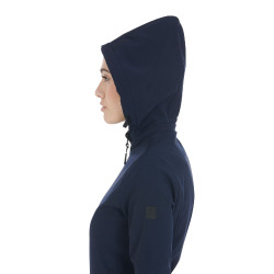 Chaqueta softshell entallada con forro polar interior para mujer Gardena Equestro Marino Azul marino