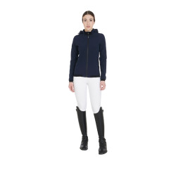 Chaqueta softshell entallada con forro polar interior para mujer Gardena Equestro Marino Azul marino