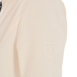 Chaqueta softshell entallada con cremallera cortaviento para mujer Equestro Blanco antiguo Beige
