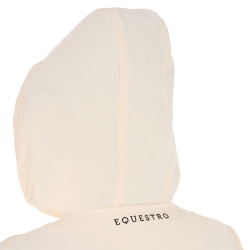 Chaqueta softshell entallada con cremallera cortaviento para mujer Equestro Blanco antiguo Beige