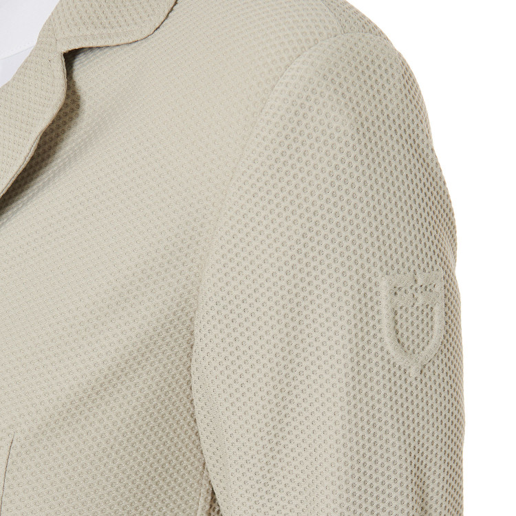 Chaqueta de concurso perforada para mujer con 4 botones Equestro Chaqueta de concurso perforada para mujer con 4 botones Equestro