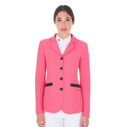 Chaqueta de concurso perforada para mujer con 4 botones Equestro