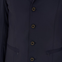 Chaqueta de concurso para hombre con logotipo bordado en contraste Equestro Americana marina Azul marino