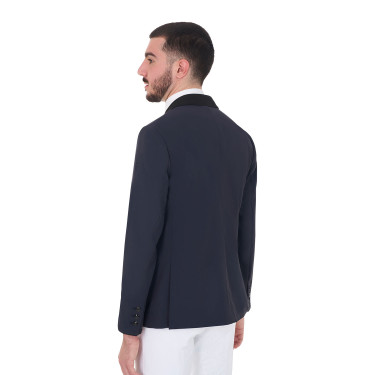Chaqueta de concurso hombre 3 botones Elegance Equestro Americana marina Azul marino Chaqueta de concurso hombre 3 botones Elegance Equestro Americana marina Azul marino
