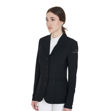 Chaqueta de concurso para mujer con corte anatómico de 4 botones Active Equestro Chaqueta de concurso para mujer con corte anatómico de 4 botones Active Equestro