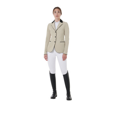Chaqueta de concurso de 3 botones para mujer Elegance Equestro Chaqueta de concurso de 3 botones para mujer Elegance Equestro