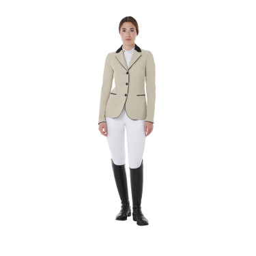 Chaqueta de concurso de 3 botones para mujer Elegance Equestro Chaqueta de concurso de 3 botones para mujer Elegance Equestro