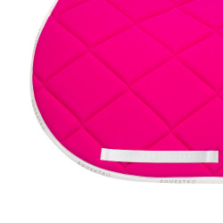 Alfombrilla de salto en tejido técnico con logo GP Equestro Fucsia / blanco Rosa