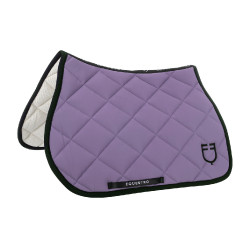 Sudadera para salto en tejido técnico con logotipo bordado Black Line Edition Equestro Dalia violeta