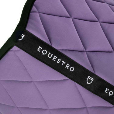 Sudadera para salto en tejido técnico con logotipo bordado Black Line Edition Equestro Dalia violeta