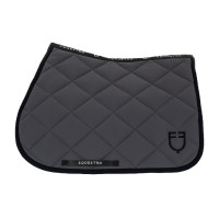Sudadera para salto en tejido técnico con logotipo bordado Black Line Edition Equestro Asfalto Gris