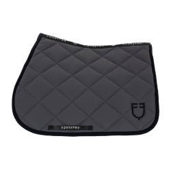 Sudadera para salto en tejido técnico con logotipo bordado Black Line Edition Equestro Asfalto Gris