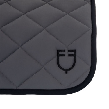 Sudadera para salto en tejido técnico con logotipo bordado Black Line Edition Equestro Asfalto Gris