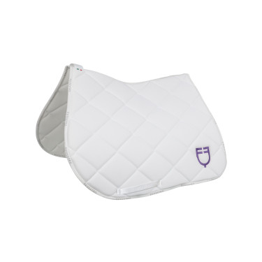 Sudadero de salto con logo multicolor GP Equestro Blanco / blanco / dalia violeta