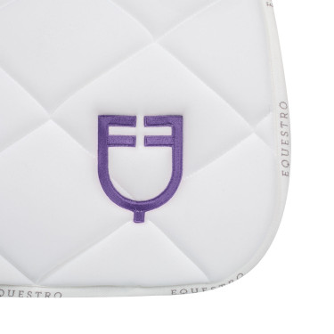 Sudadero de salto con logo multicolor GP Equestro Blanco / blanco / dalia violeta