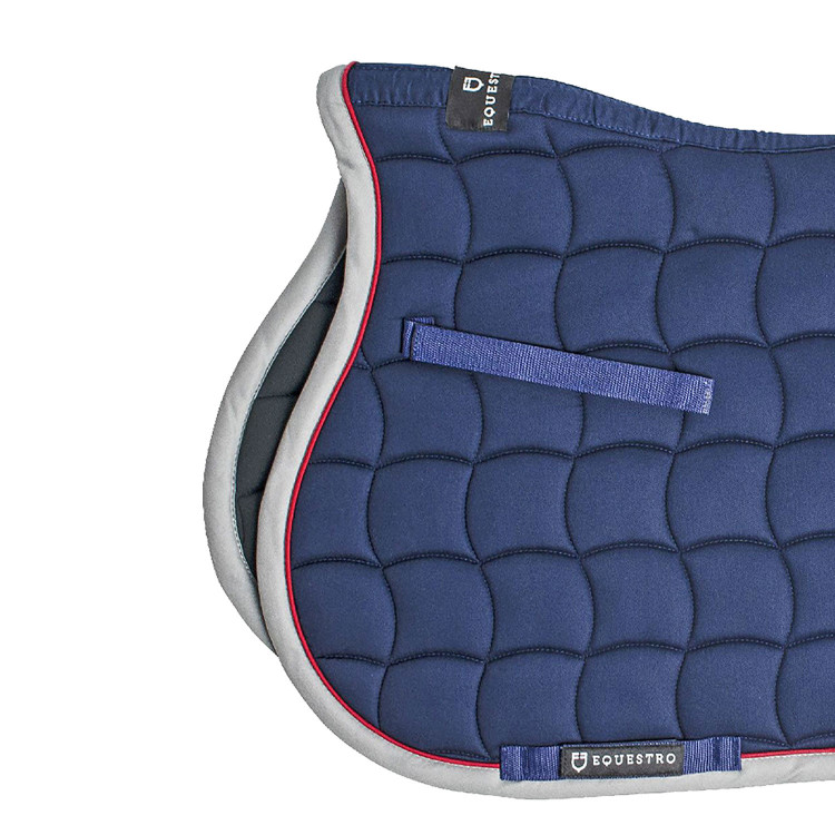 Almohadilla de salto con ribetes en contraste Red Trim Equestro Almohadilla de salto con ribetes en contraste Red Trim Equestro