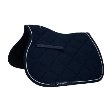 Sudadera de salto para poni Diamond en algodón con ribetes Equestro Marino Azul marino Sudadera de salto para poni Diamond en algodón con ribetes Equestro Marino Azul marino