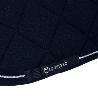 Sudadera de salto para poni Diamond en algodón con ribetes Equestro Marino Azul marino