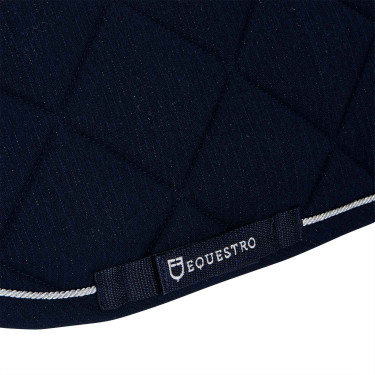Sudadera de salto para poni Diamond en algodón con ribetes Equestro Marino Azul marino Sudadera de salto para poni Diamond en algodón con ribetes Equestro Marino Azul marino