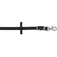 Riendas lisas de PVC NORTON TRAINING con 5 topes Negro