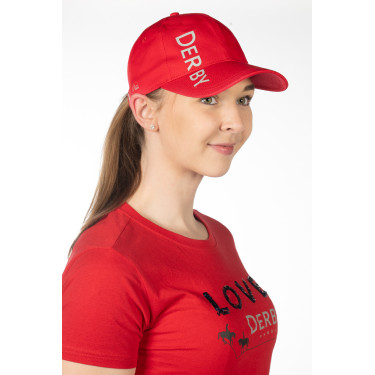 Gorra Derby HKM Magenta Rosa
