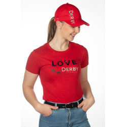 Gorra Derby HKM Magenta Rosa