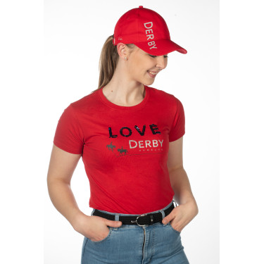 Gorra Derby HKM Magenta Rosa