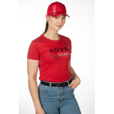 Gorra Derby HKM Magenta Rosa