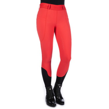 Legging Aruba fondo 1/1 en silicona HKM Roja Rojo