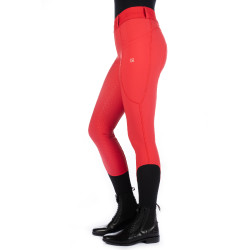 Legging Aruba fondo 1/1 en silicona HKM Roja Rojo