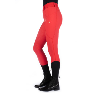 Legging Aruba fondo 1/1 en silicona HKM Roja Rojo
