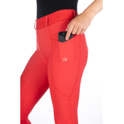 Legging Aruba fondo 1/1 en silicona HKM Roja Rojo