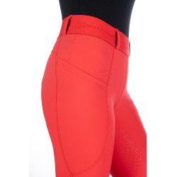 Legging Aruba fondo 1/1 en silicona HKM Roja Rojo