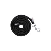 Longe Carlotta con mosquetón HKM Negro Longe Carlotta con mosquetón HKM Negro