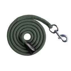 Longe Carlotta con mosquetón HKM Caqui Kaki