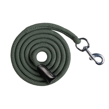 Longe Carlotta con mosquetón HKM Caqui Kaki